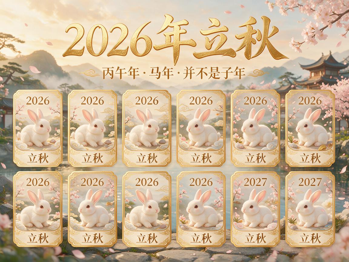 2026兔年什么时候立秋 立秋的具体时间