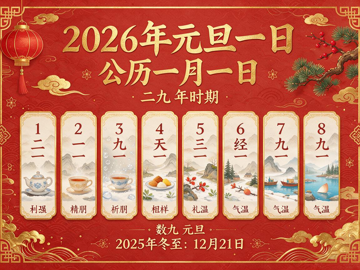 2026年元旦是几九 数九中哪个九最冷