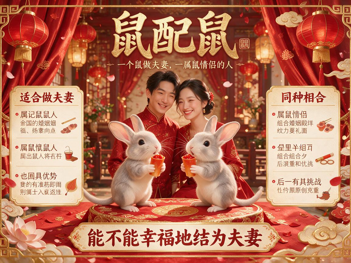 两个属鼠的人适合做夫妻吗