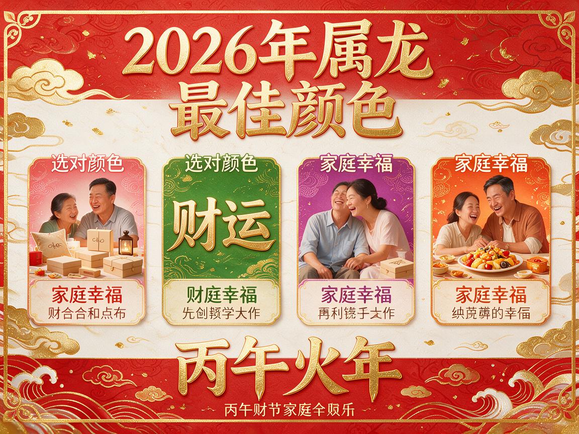 2026年属龙最佳颜色