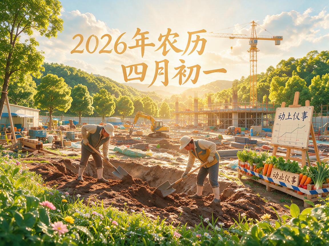 2026年农历四月初一建房动土好不好 动土吉利话怎么说