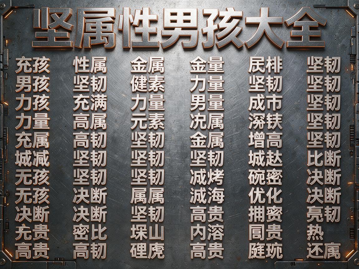 五行缺金的男孩名字大全-缺金最吉利的五十个字