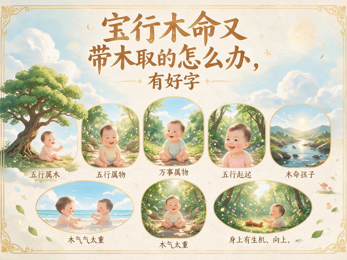 五行木命的宝宝又取的带木的字怎么办 有什么好字