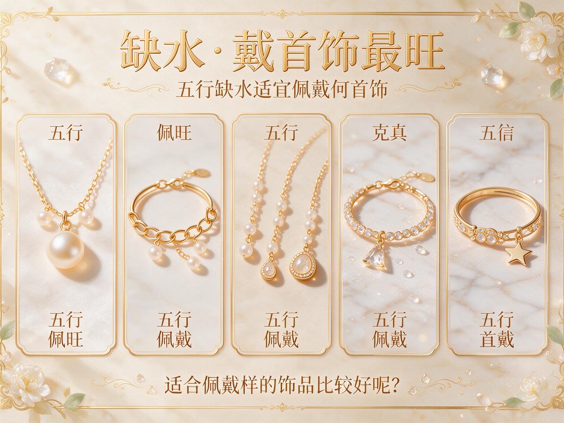 五行缺水戴什么首饰最旺 五行缺水适宜佩戴何首饰