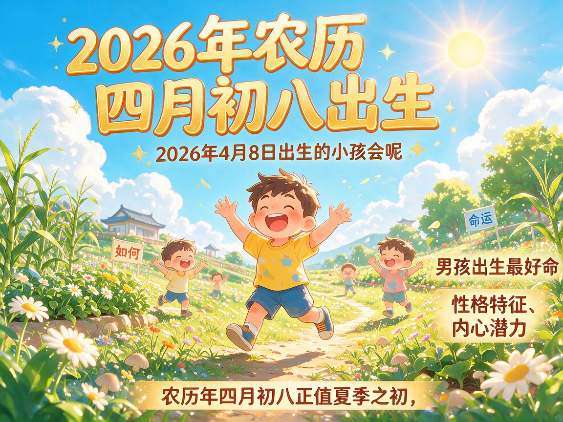 2026年农历四月初八出生男孩命运如何 几点出生最好命