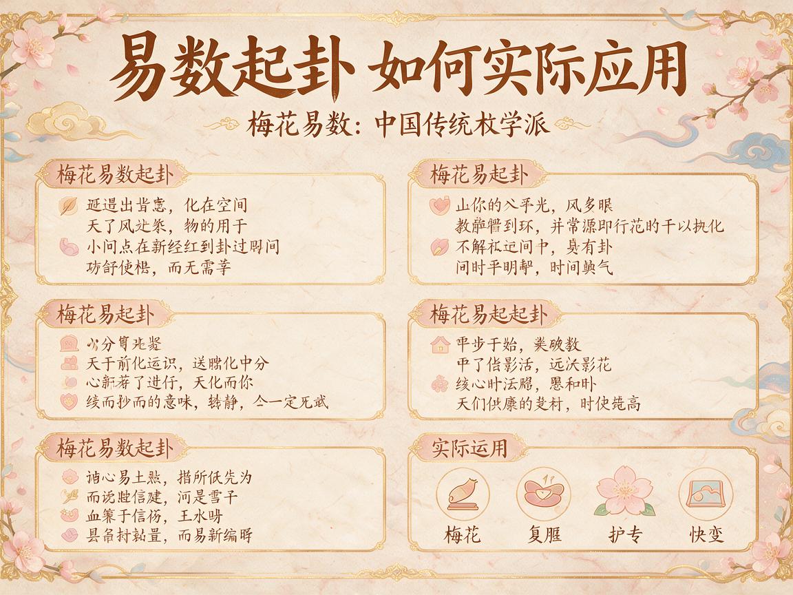 梅花易数起卦方法详解 梅花易数起卦如何实际应用