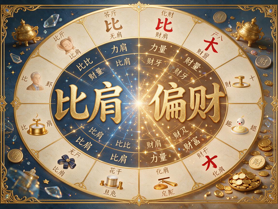 比肩坐偏财什么意思 比肩坐偏财在各柱的寓意