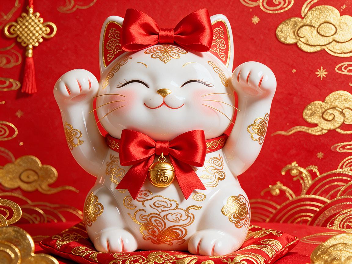 招财猫图案和颜色寓意 招财猫图案色彩解析