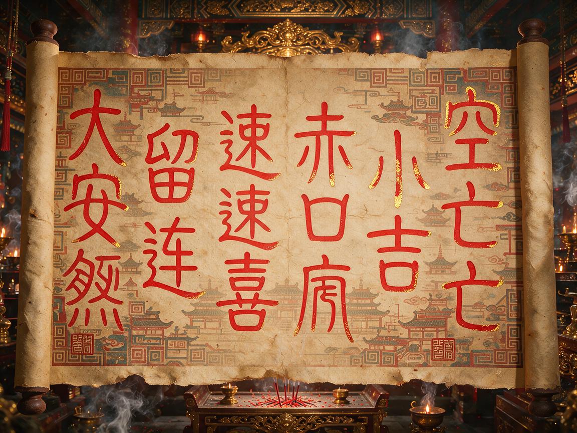 大安留连速喜赤口小吉空亡 大安留连速喜赤口小吉空亡