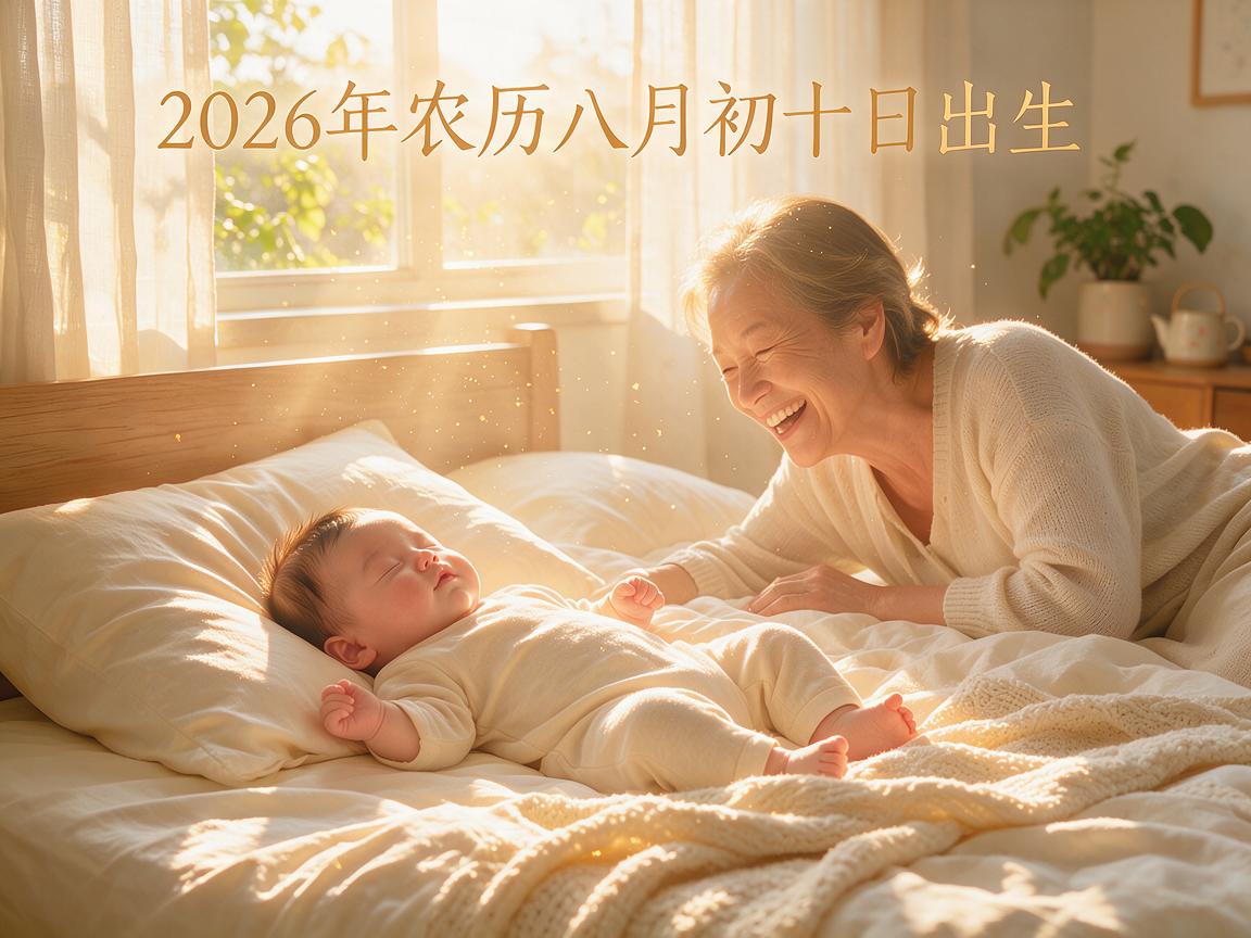 2026兔年农历八月初十9.24日出生的宝宝命运如何