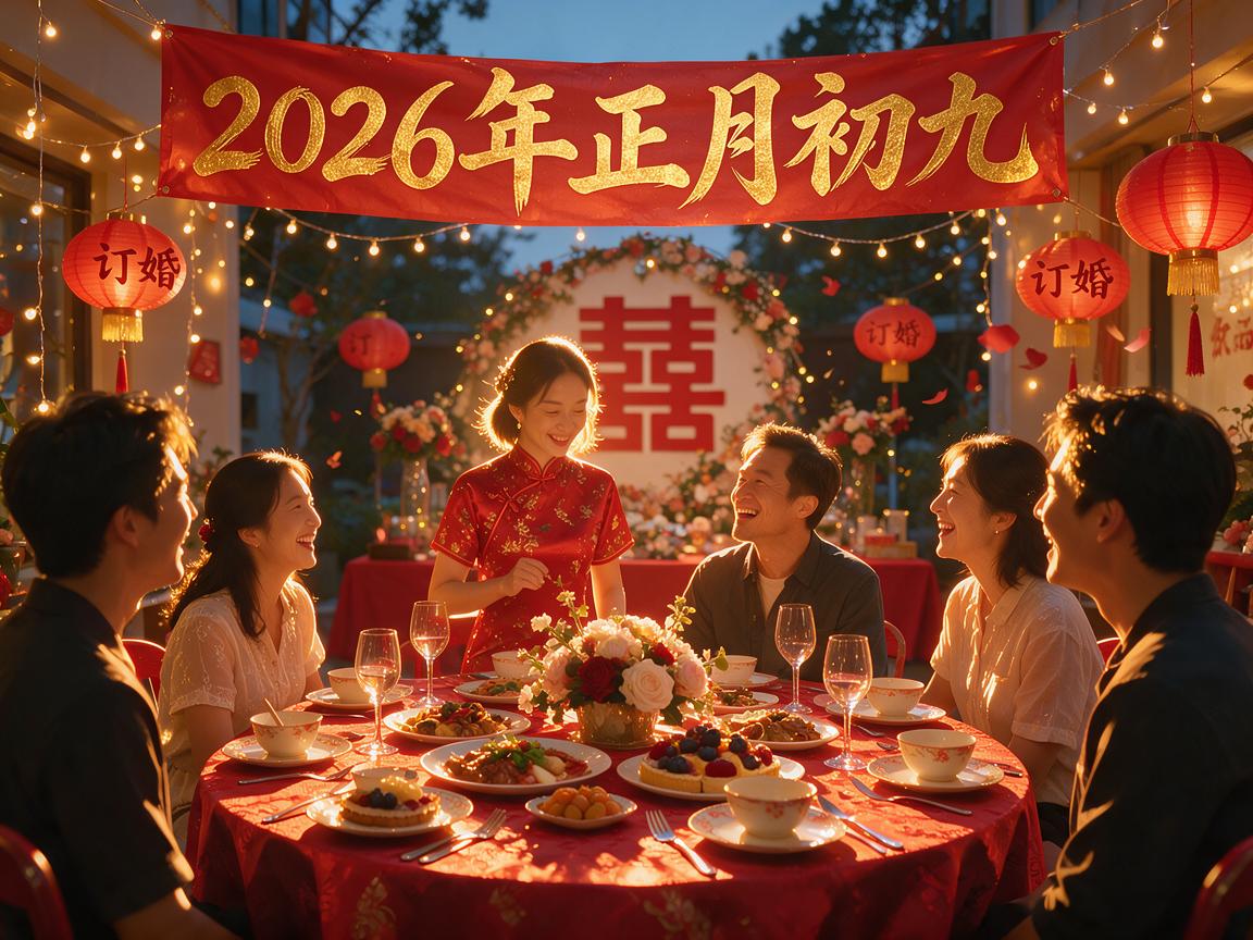 2026年正月初九订婚日子好不好 订婚宴中午还是晚上