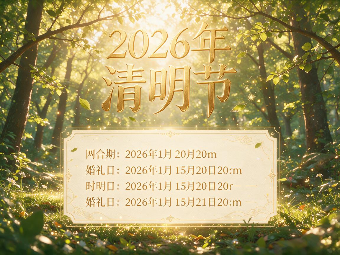 2026年清明节结婚日子好不好 清明节结婚有什么禁忌