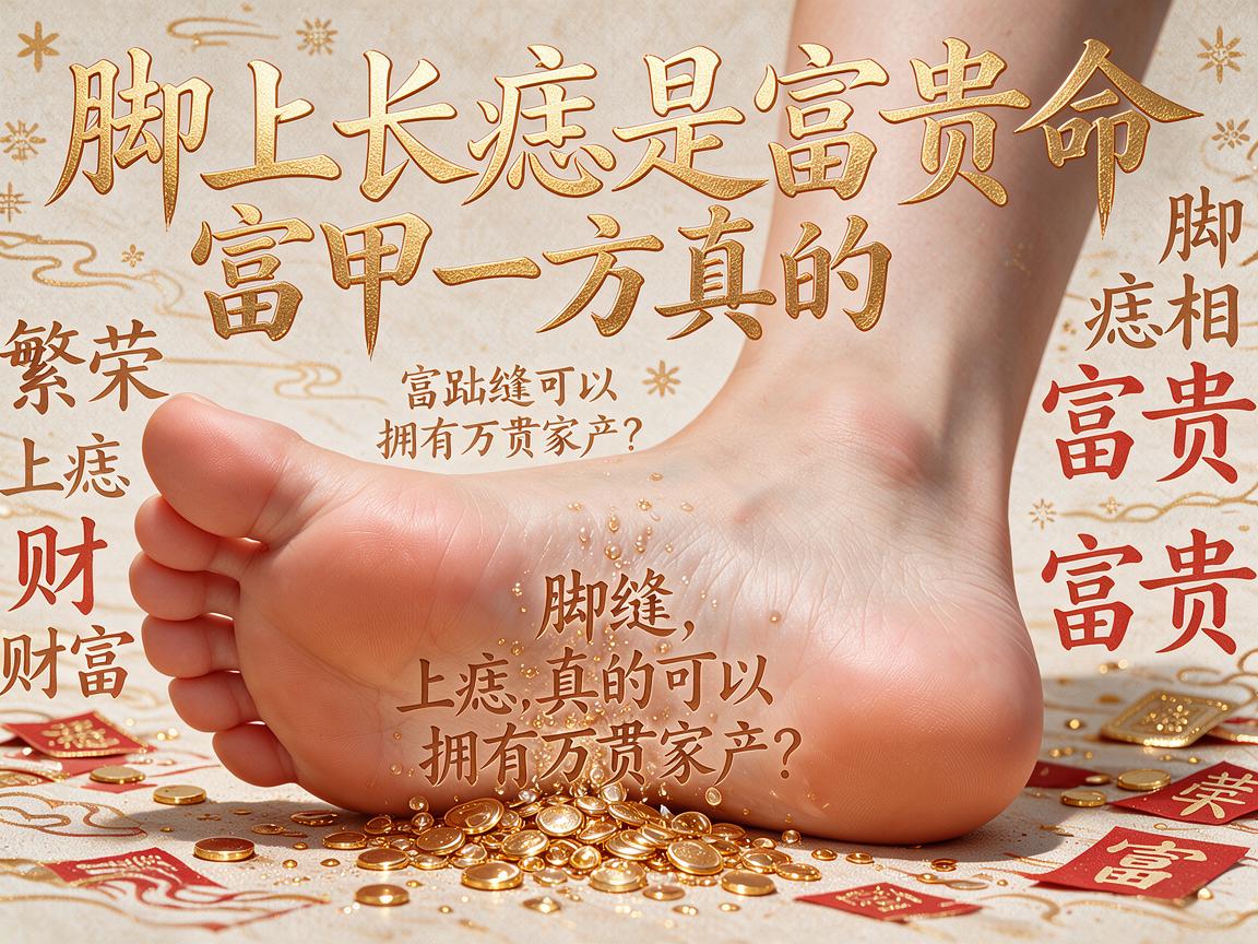 脚趾缝有痣富甲一方真的吗