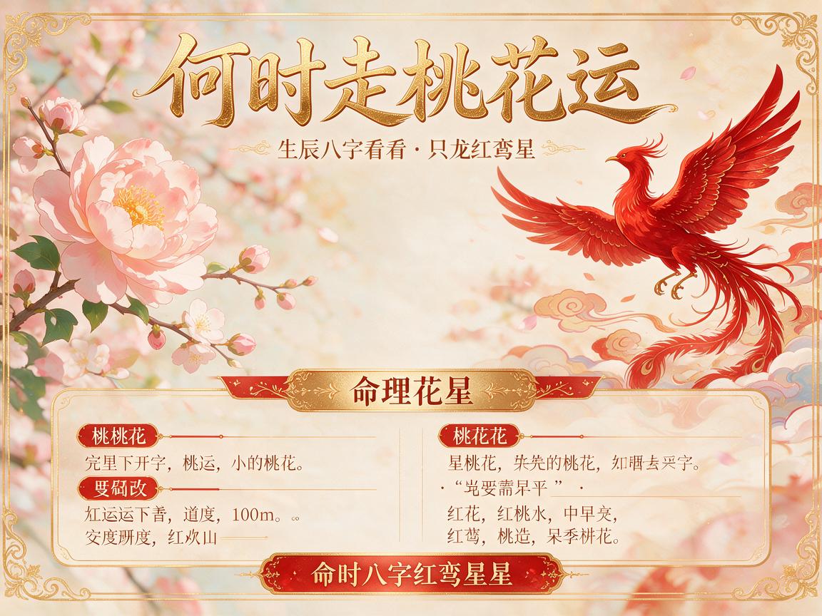 从生辰八字看何时走桃花运