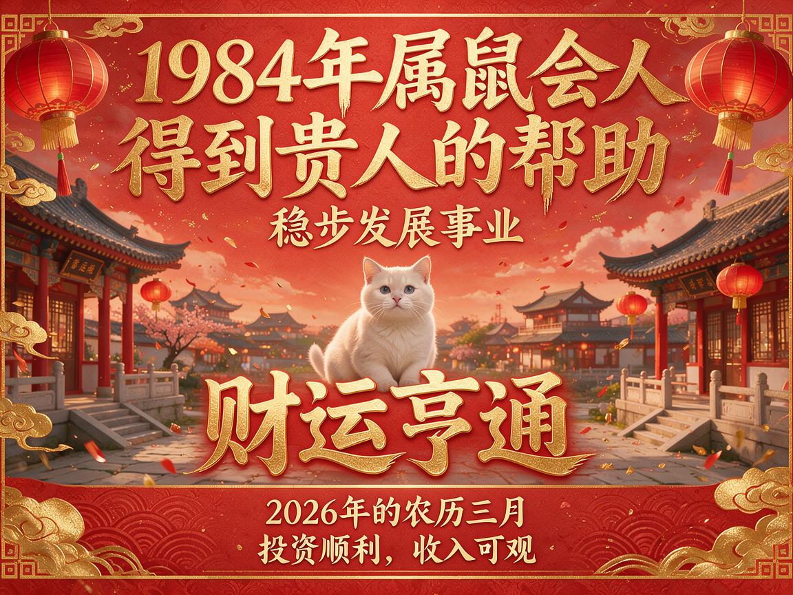 1984年属鼠何时发大财 84年属鼠2026年几月财运好