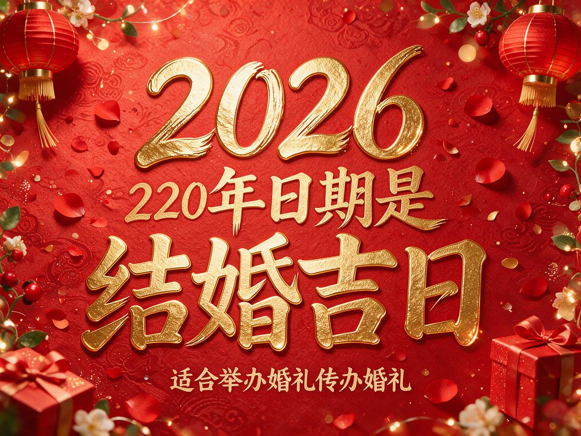 2026年结婚吉日一览表结婚黄历 2026年哪些日期是结婚吉日