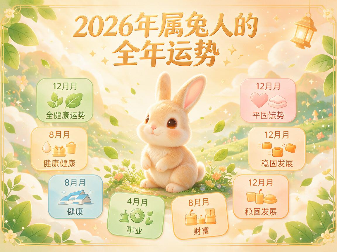 2026属兔人全年12个月运势 2026属兔人12个月运势如何 2026属兔人全年12个月运势 2026属兔人12个月运势如何