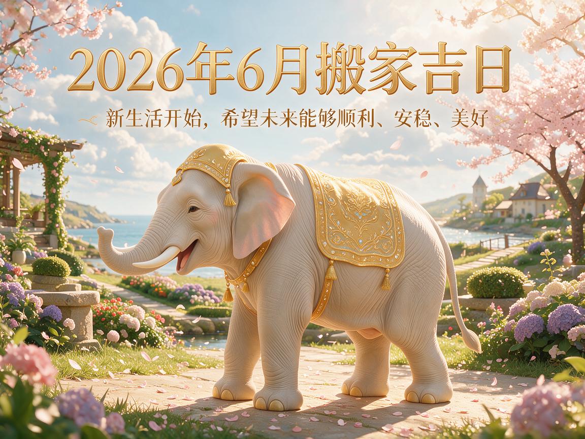 2026年6搬家黄道吉日