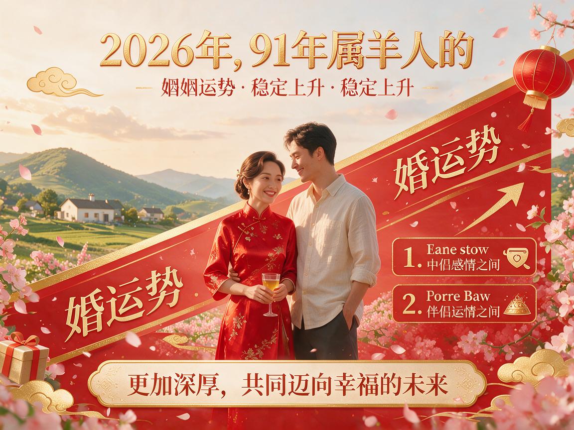 2026年属羊人结婚大利月是哪个月 91年属羊人的婚姻运势