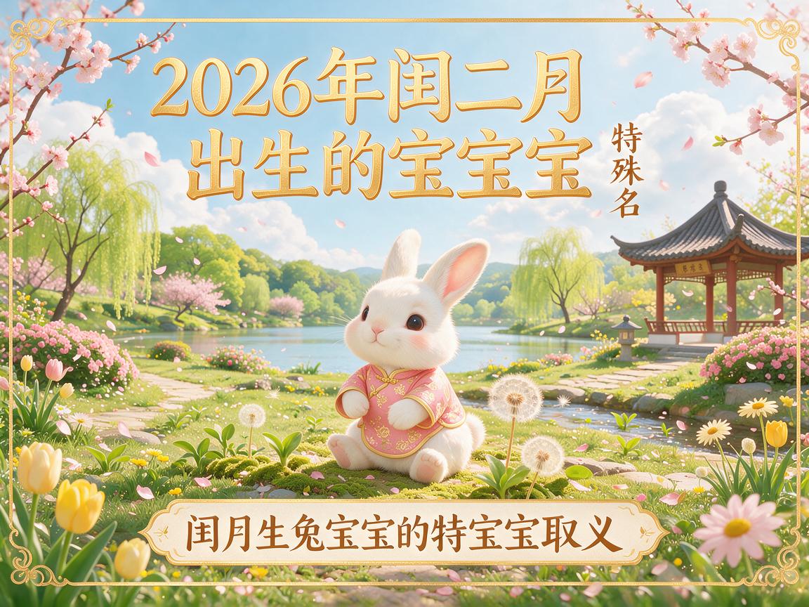 2026年闰二月出生的宝宝名字 闰月生兔宝宝好听新颖的名字