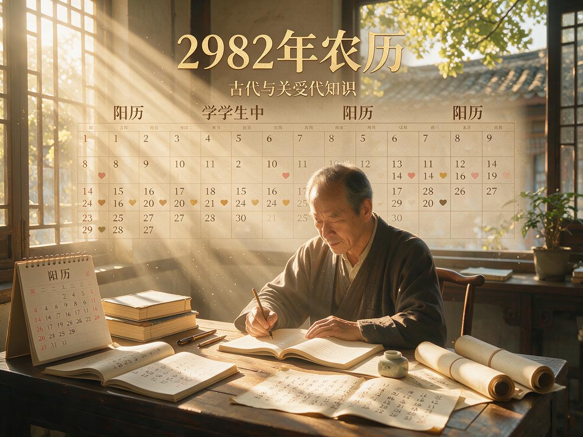 1982年农历阳历表查询全年 1982年全年农历阳历对照表查询