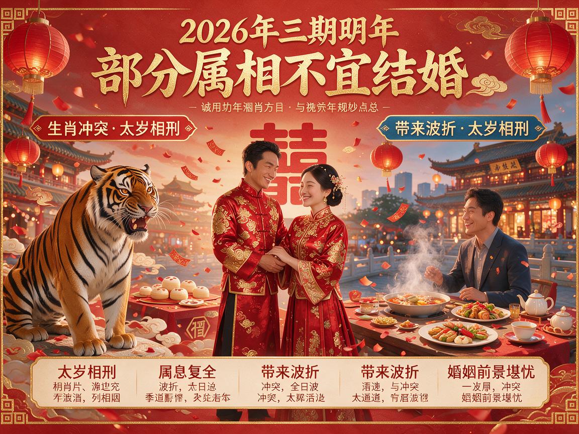 2026年虎年不宜结婚的属相 2026年虎年哪些属相不适合结婚