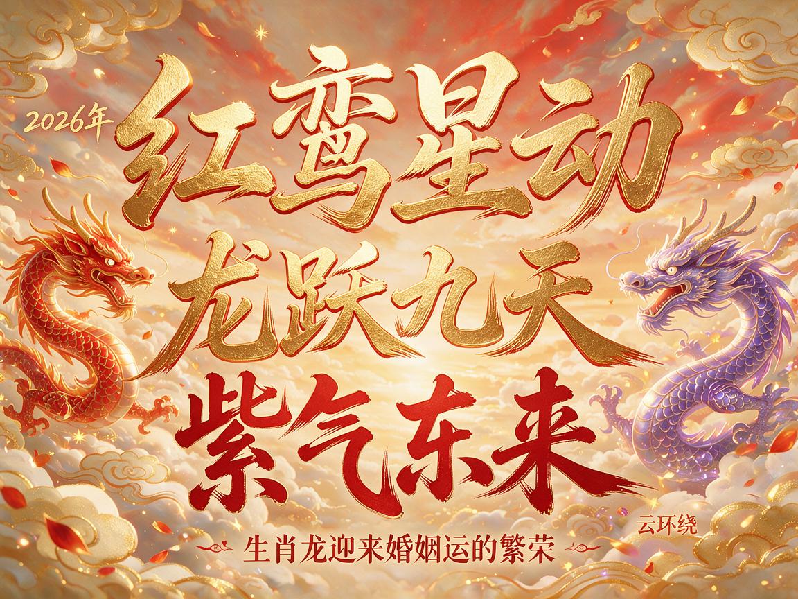 2026姻缘最旺的生肖 哪个生肖会在2026年最受婚姻运的青睐