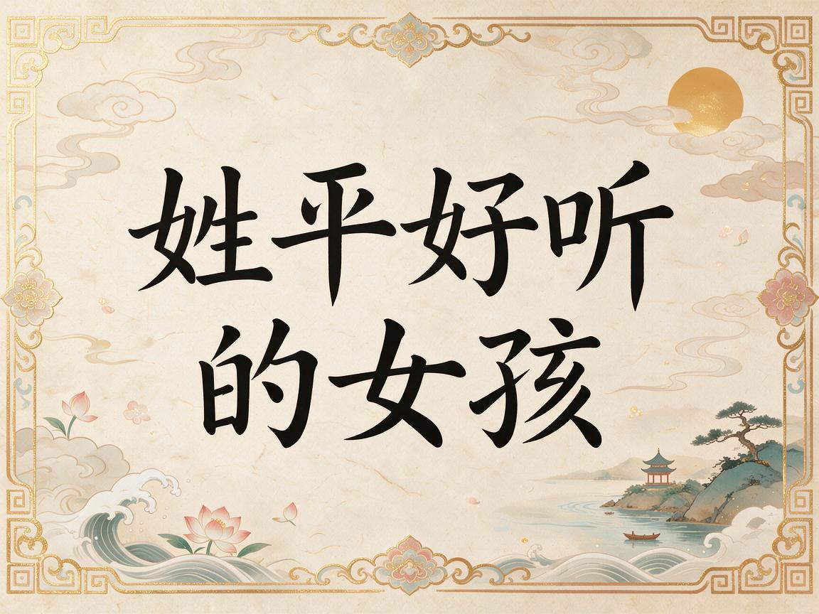 姓平好听的女孩名字 姓平好听的女孩名字
