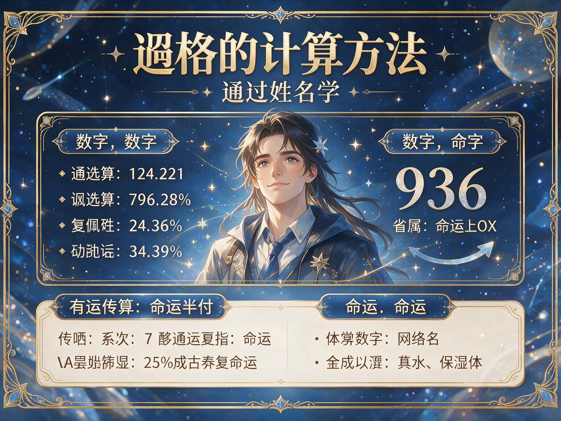 姓名天格的计算方法 姓名天格的计算方法