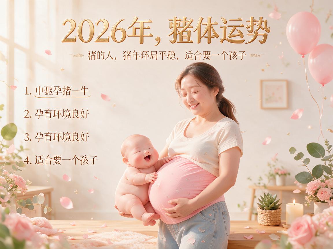 属猪2026年适合生孩子吗 2026年属猪的人适合要孩子吗