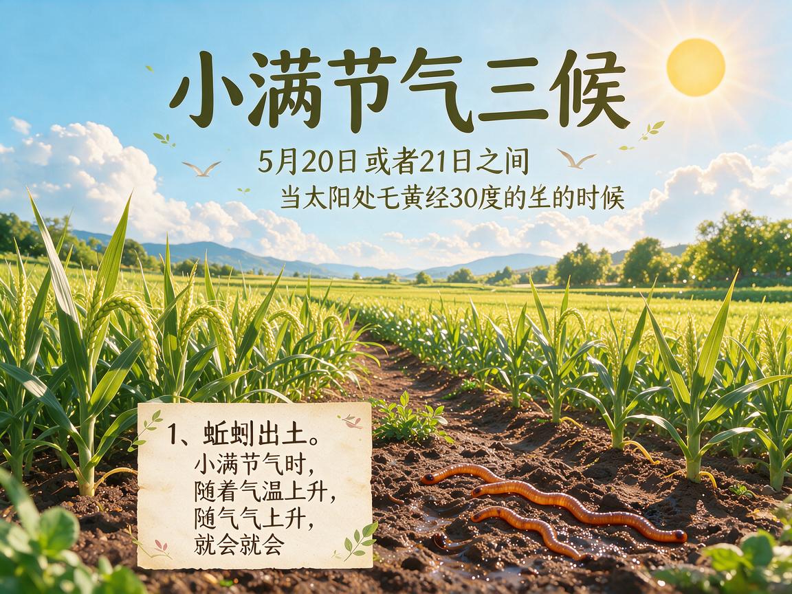 小满节气三候及习俗 小满节气三候及习俗