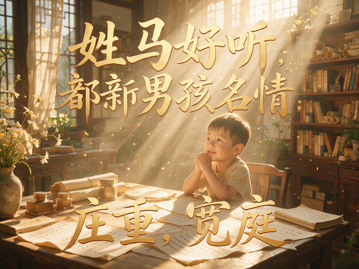 姓马好听的男孩名字