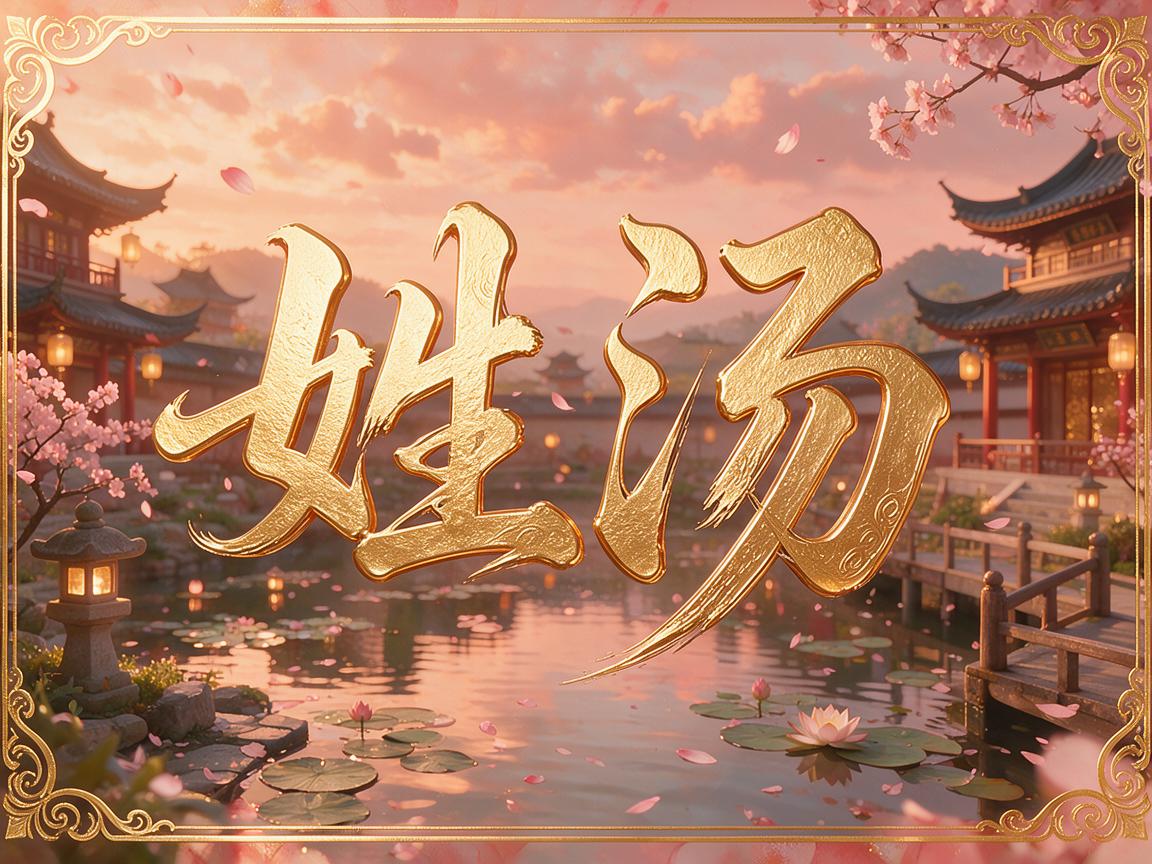 姓汤好听的男孩名字