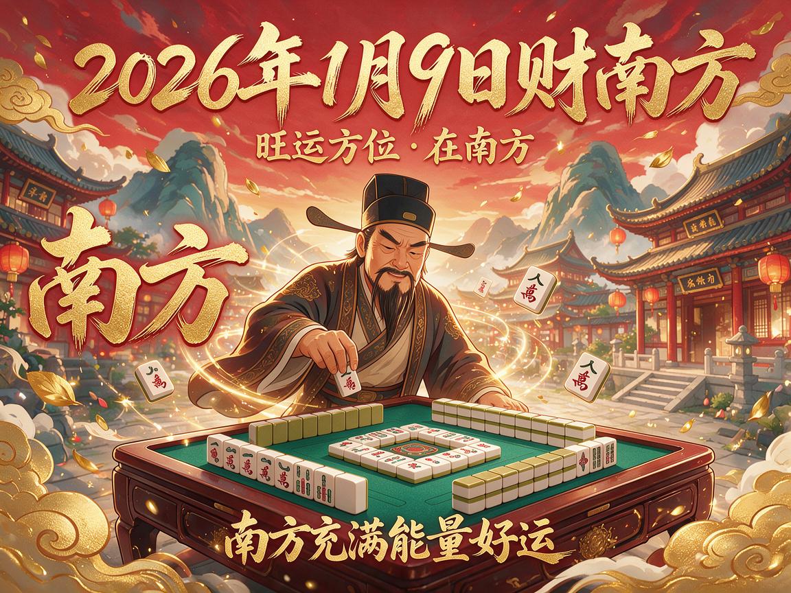 2026年1月9日财神在哪个方位 今日打麻将打牌旺运方位