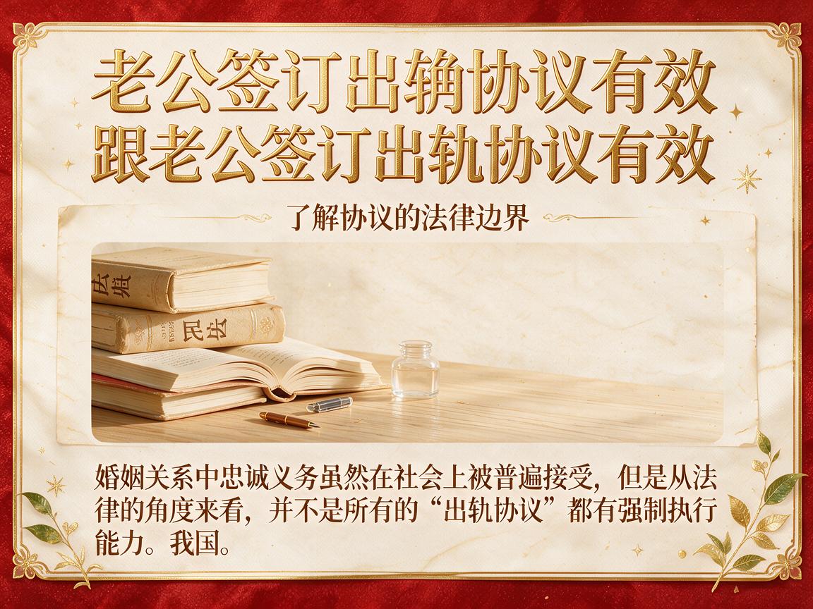 怎样和老公签订出轨协议有效  怕老公出轨想签协议应该怎么写