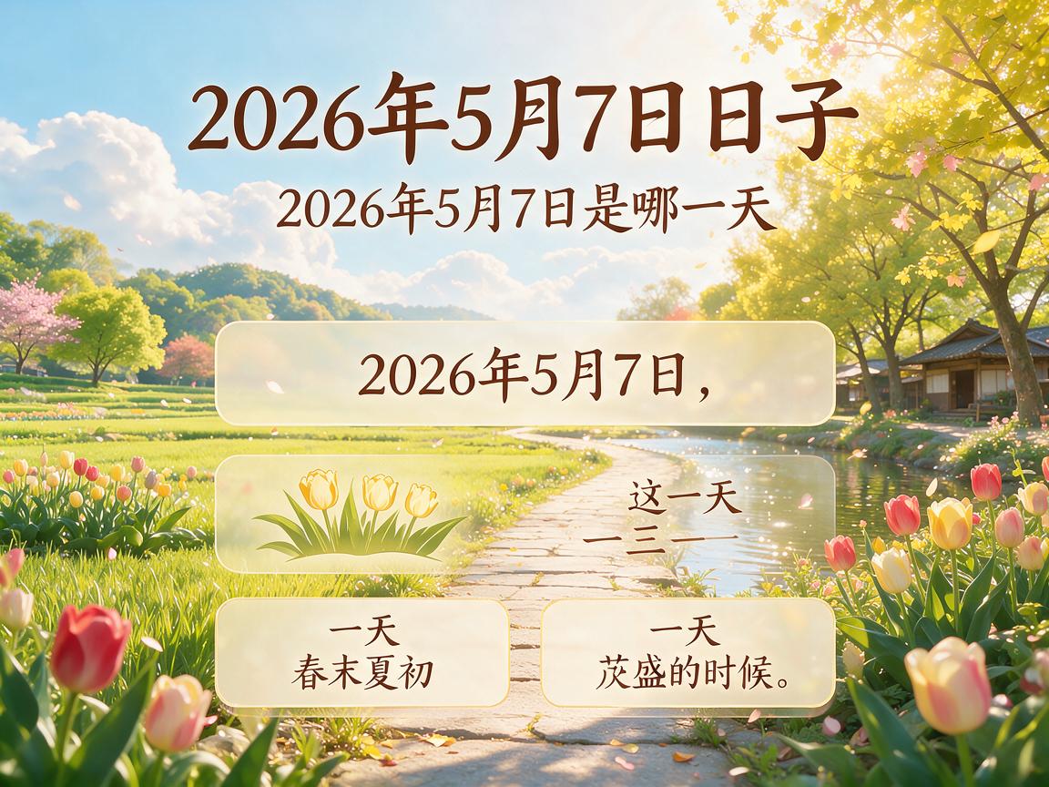 2026年5月7日是什么日子 2026年5月7日有特别意义吗 2026年5月7日是什么日子 2026年5月7日有特别意义吗
