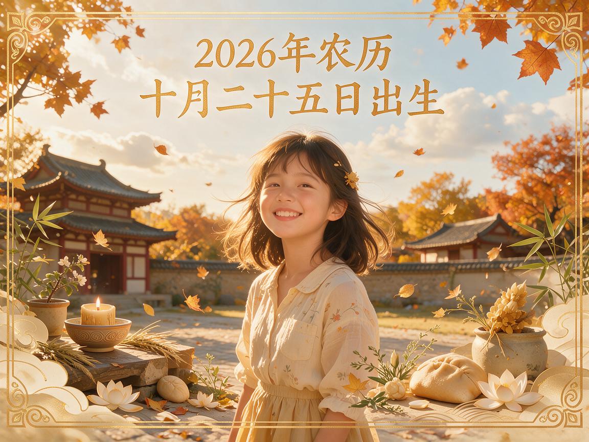 2026年农历十月二十五出生女孩怎么取名  好听悦耳的名字