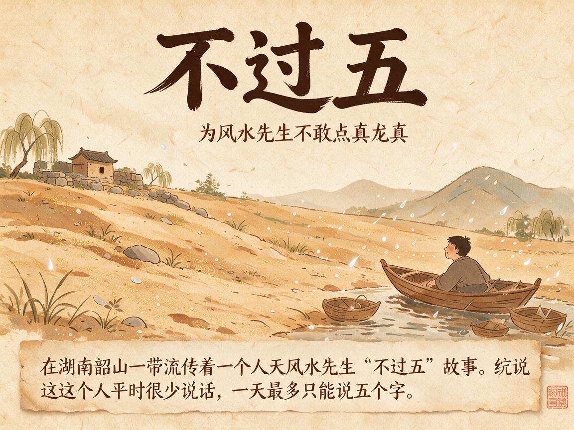 不过五给毛家看风水是哪本书  为什么风水先生不敢点真龙真