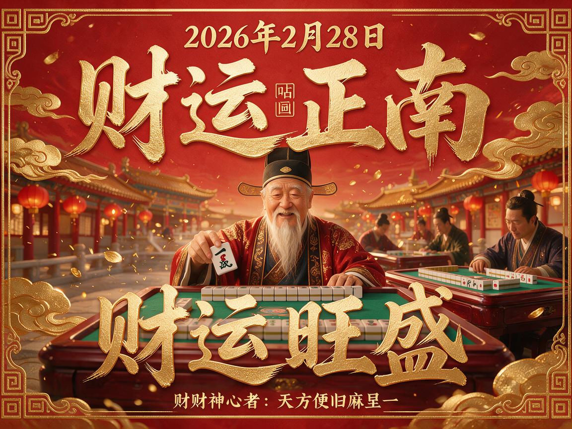 2026年2月28日财神在哪个方位 今日打麻将打牌财运方位