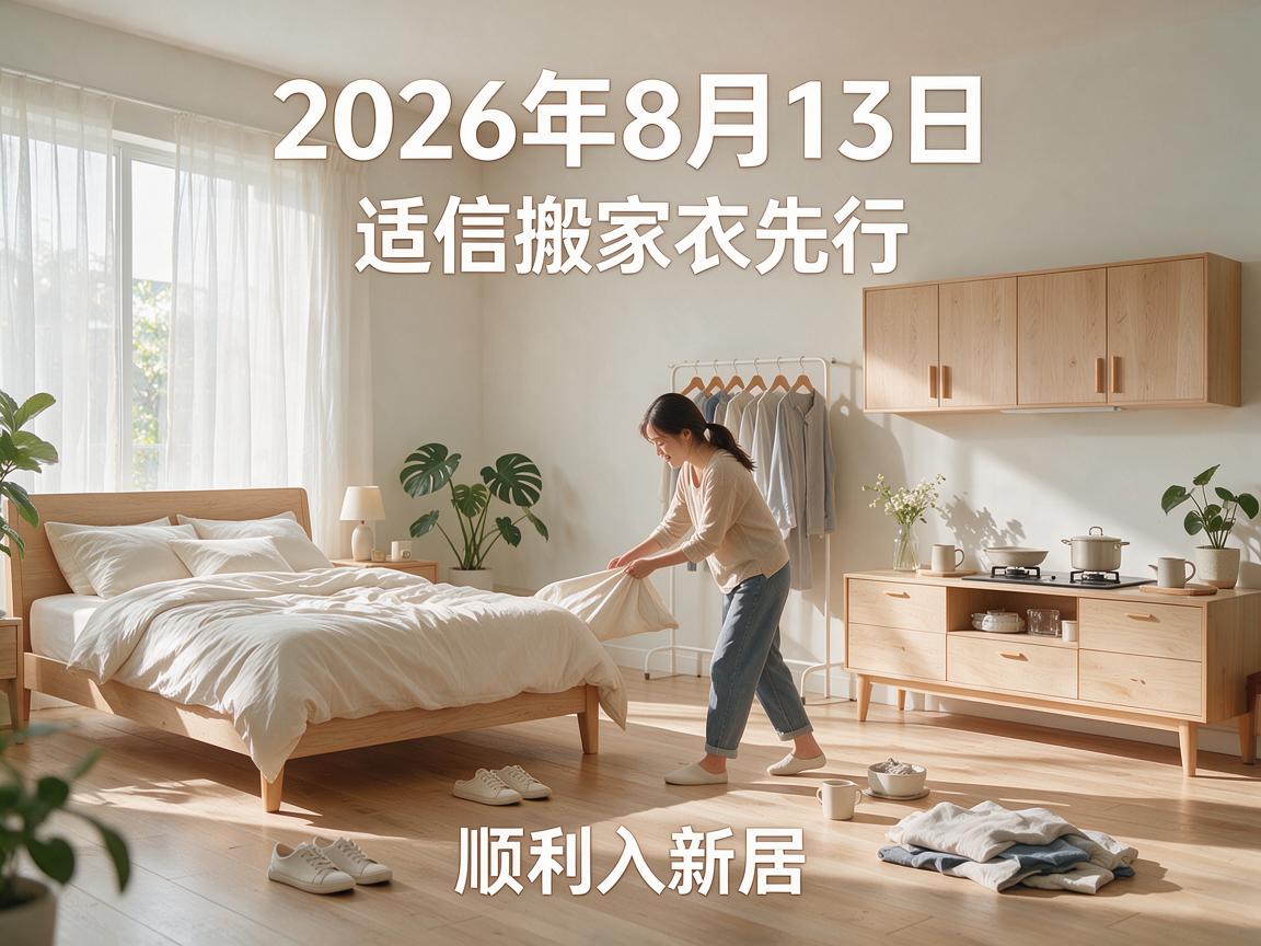 2026年8月13日适不适合搬家 搬家前可以先搬衣服吗