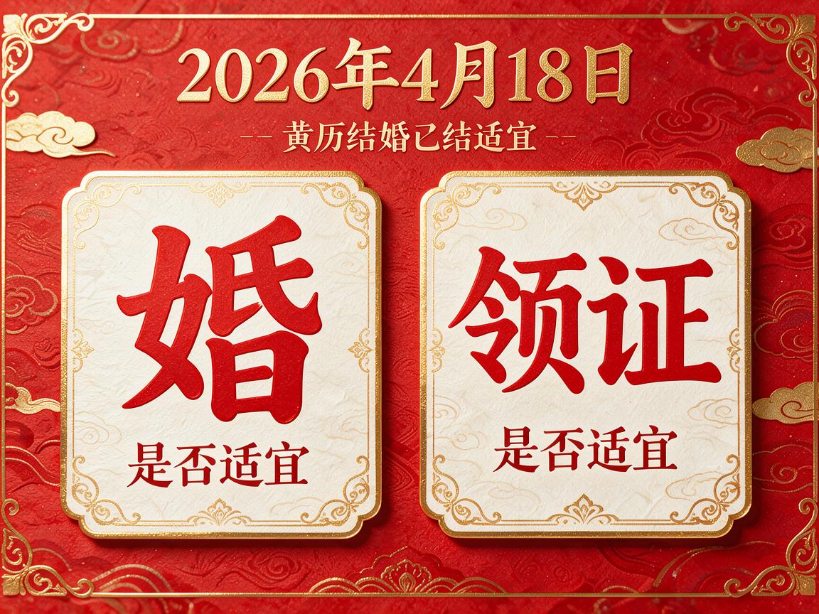2026年4月18日适合领证吗 2026年4月18日可否结婚
