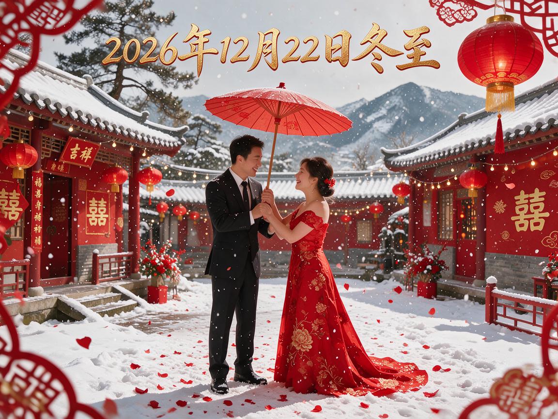 2026年12月22日冬至可以结婚吗 结婚为什么要打红伞
