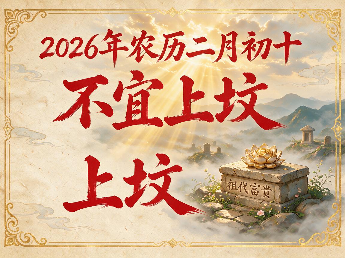 2026年农历二月初十可以上坟祭祖吗 祖坟上放一物后代富贵