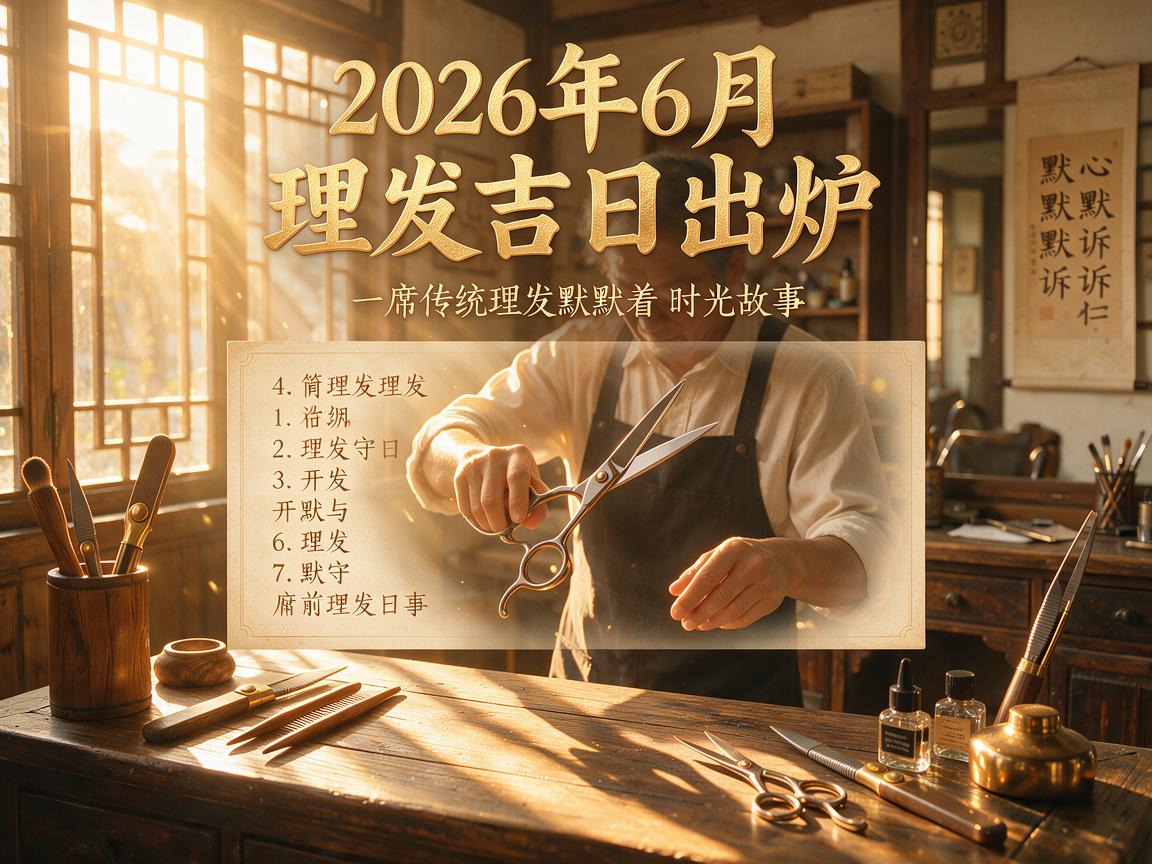 2026年6月份理发吉日一览表 2026年6月理发吉日表出炉