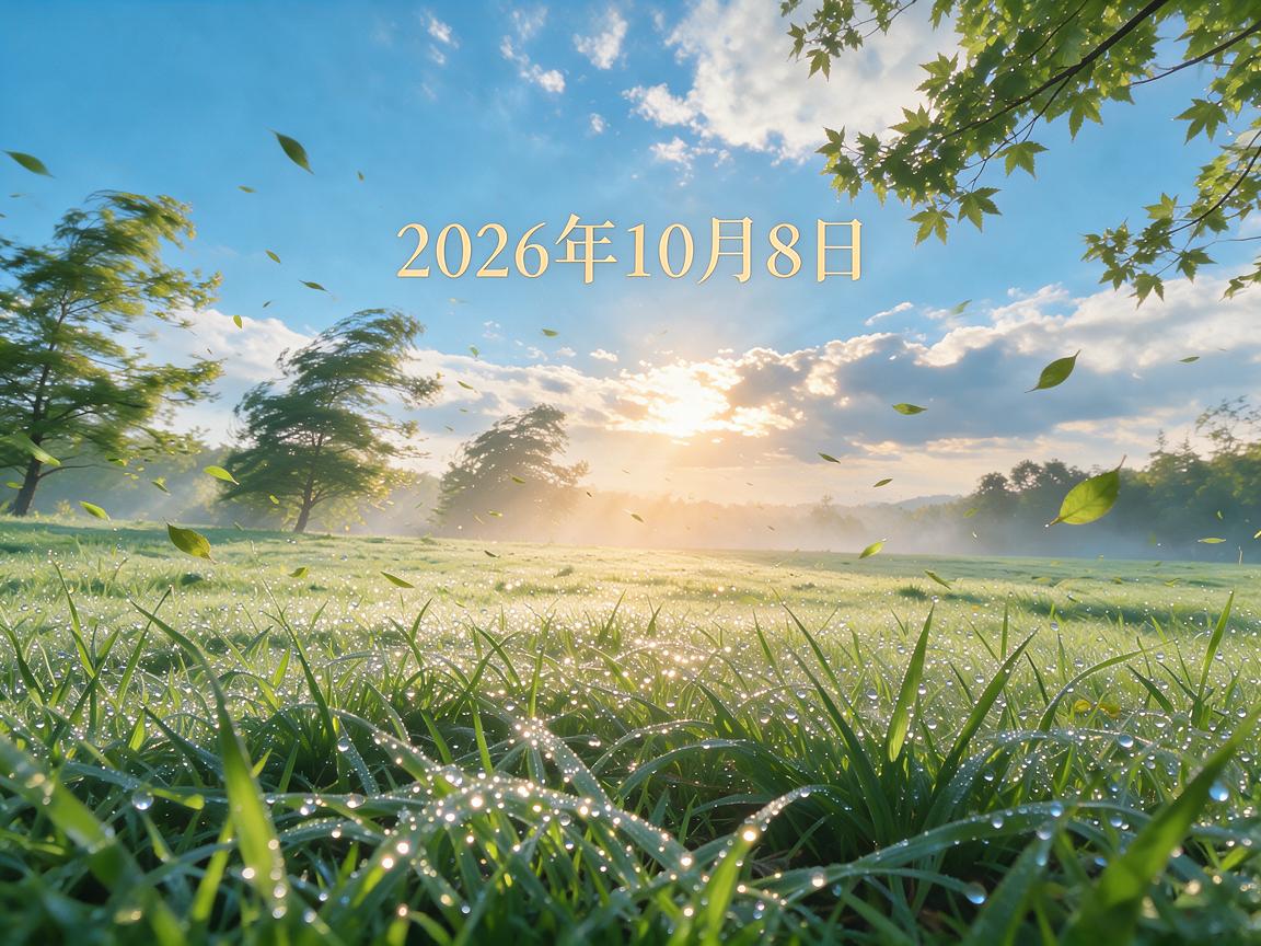 2026年10.8号寒露这一天