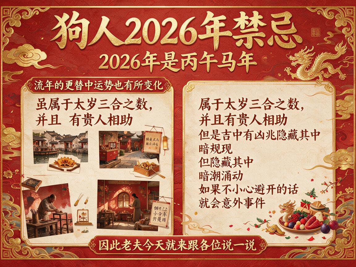 属狗人2026年禁忌