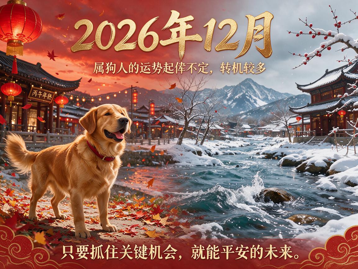 属狗2026年12月运势及运程