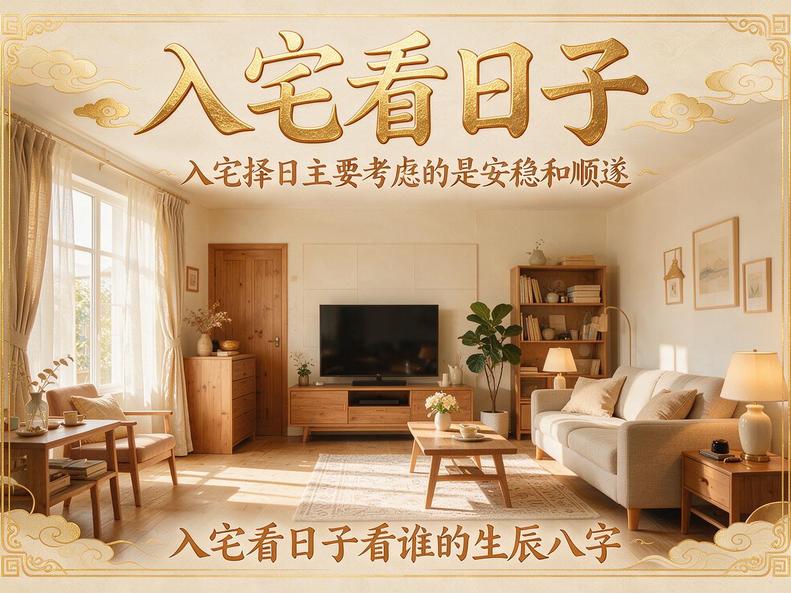 入宅看日子看谁的生辰八字