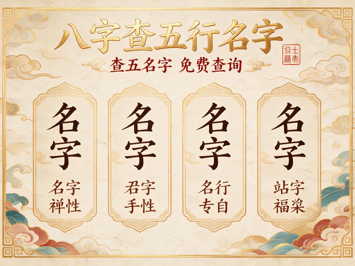 八字查五行名字 八字查五行名字免费查询
