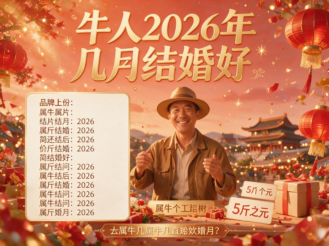 属牛人2026年几月结婚好